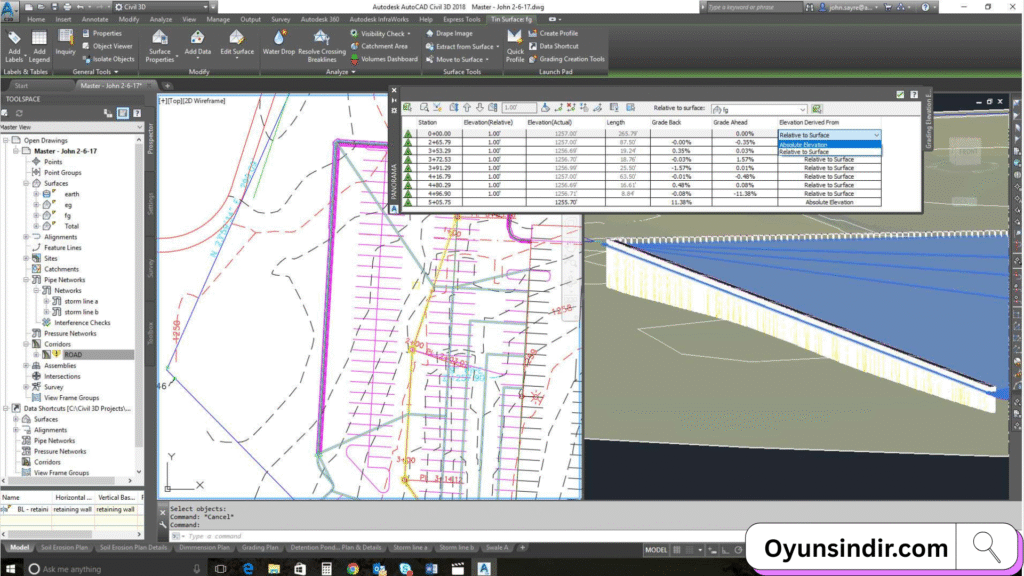 2-3-1024x576 AutoCAD 2025 (Mac) İndir için Sivil 3D Eklenti